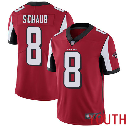Atlanta Falcons Limited Red Youth Matt Schaub Home Jersey NFL Football #8 Vapor Untouchable->women nfl jersey->Women Jersey